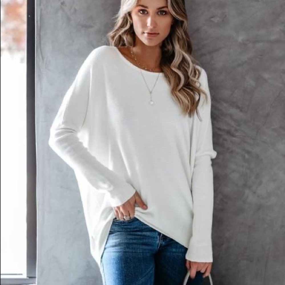NEW VICI DOLL Laura High Low Dolman Sweaters